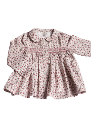 CAMICIA ROSE PUNTO SMOCK