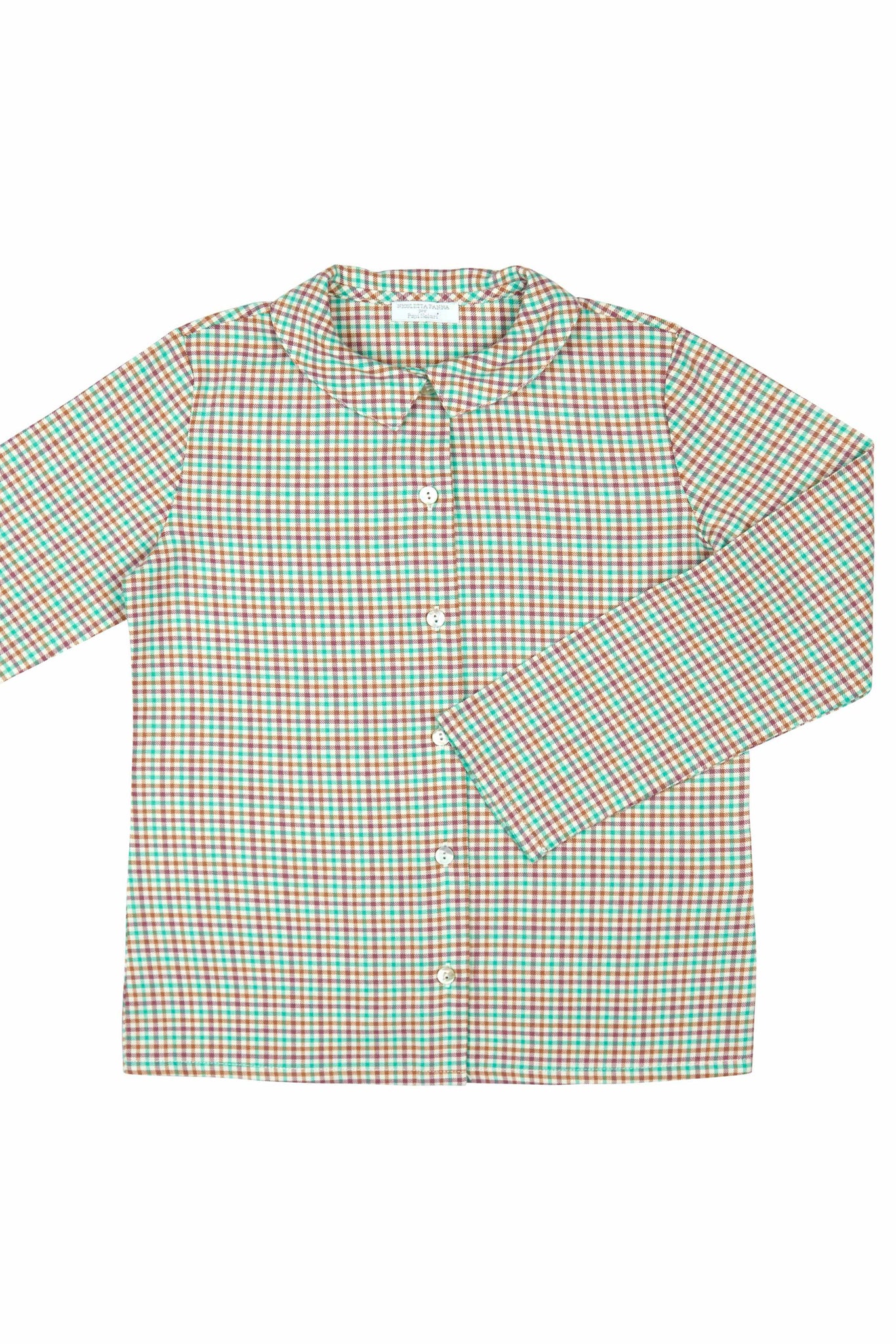 CAMICIA DIVA QUADRETTO COLLO PUNTA