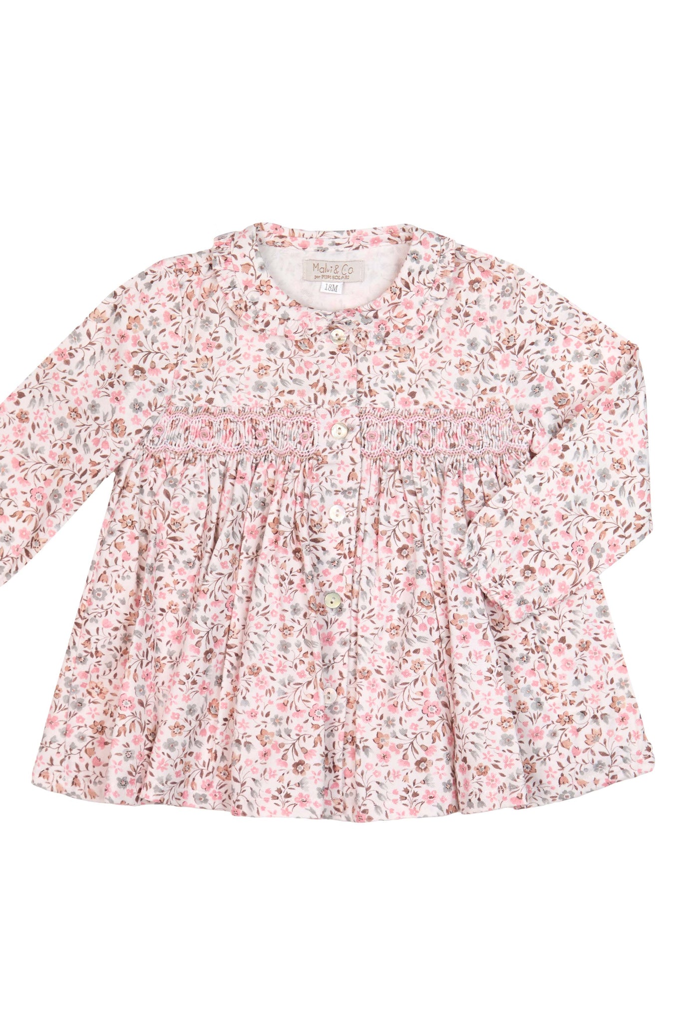 CAMICIA MALVI SMOCK STITCH