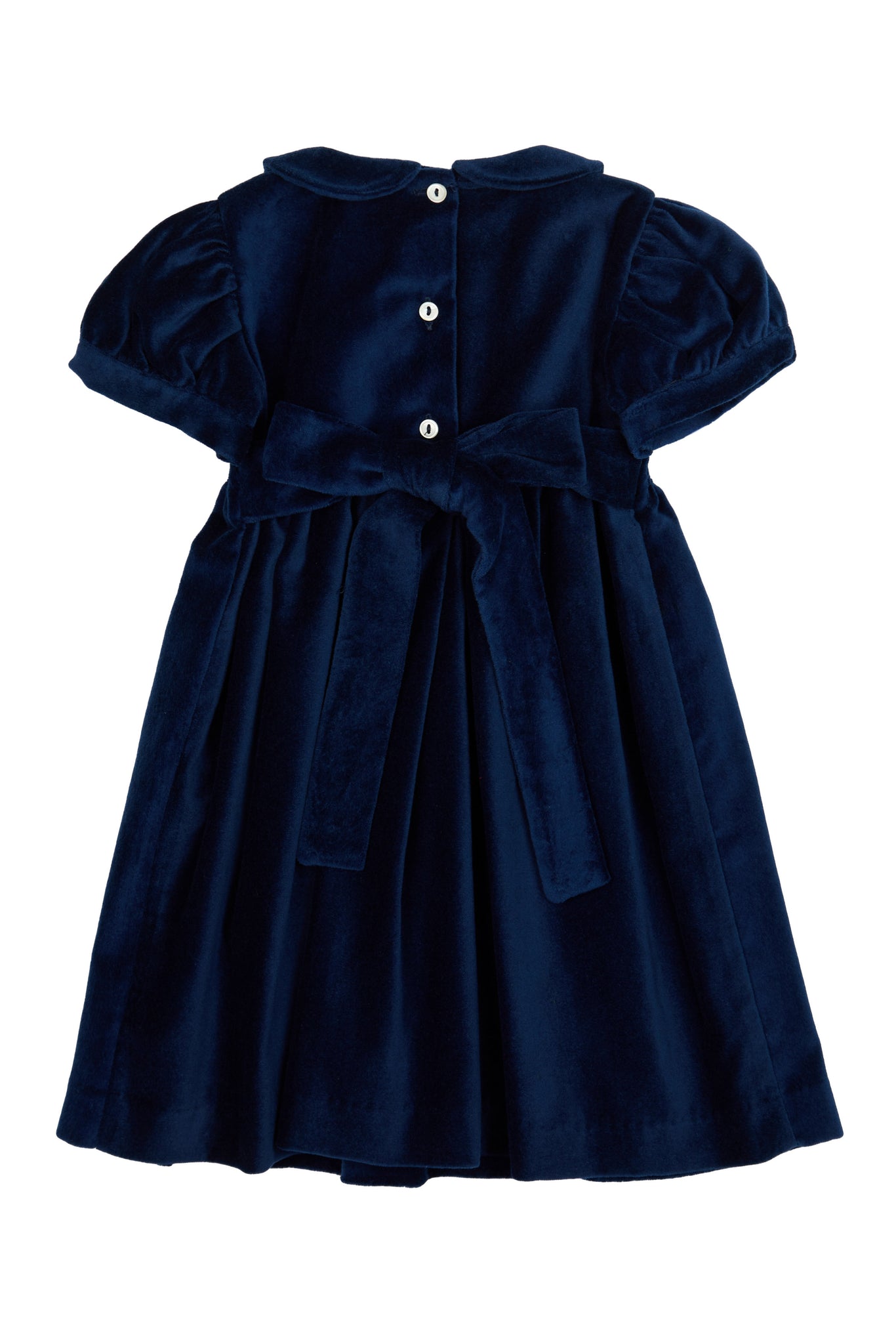 ABITO VELLUTO PUNTO SMOCK