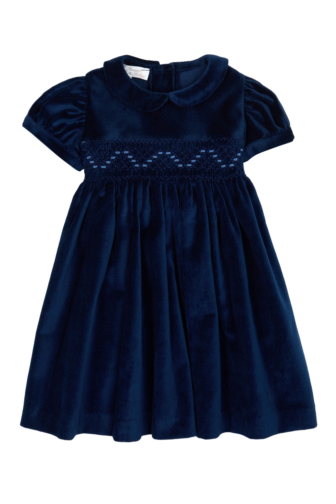 ABITO VELLUTO PUNTO SMOCK