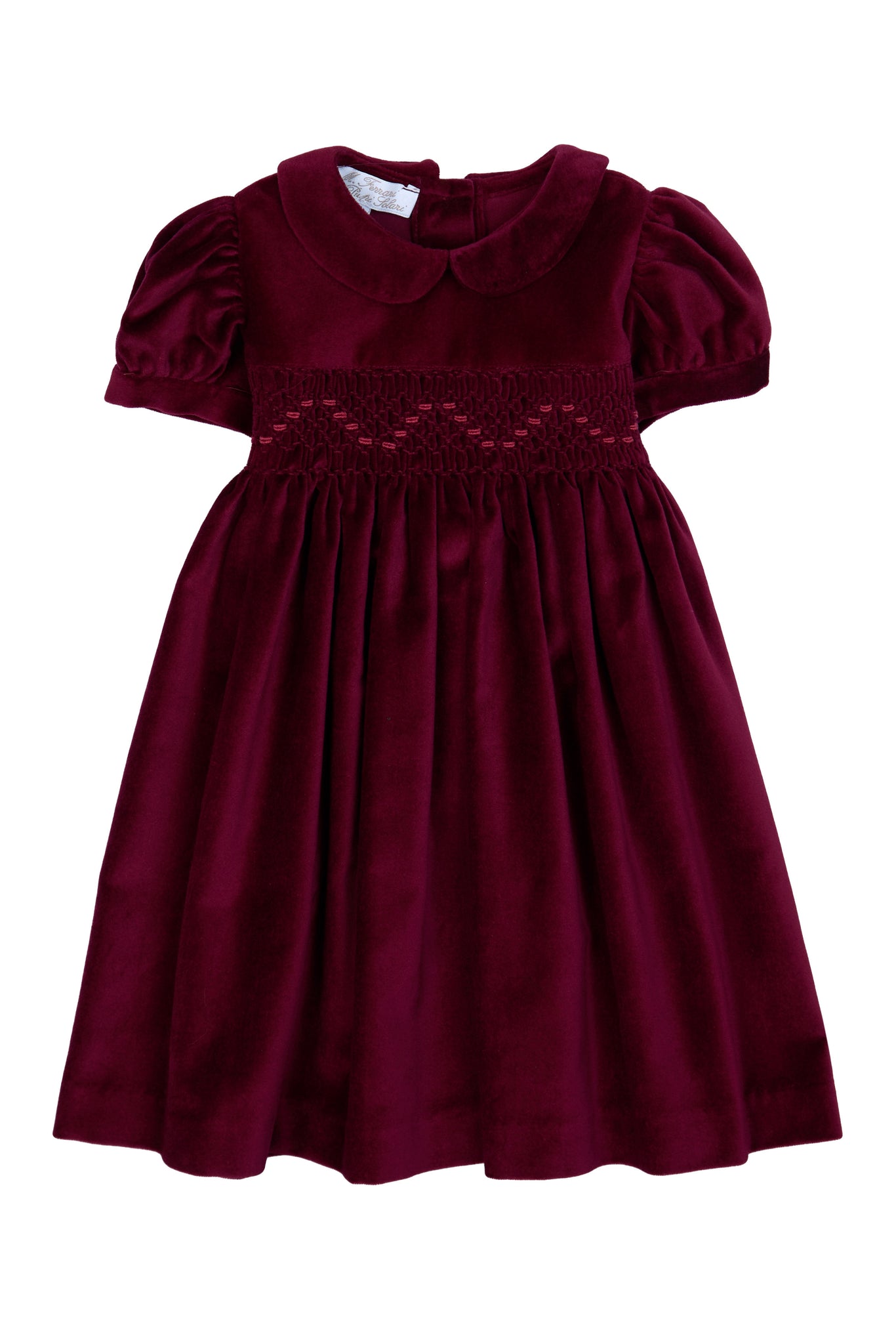 ABITO VELLUTO PUNTO SMOCK