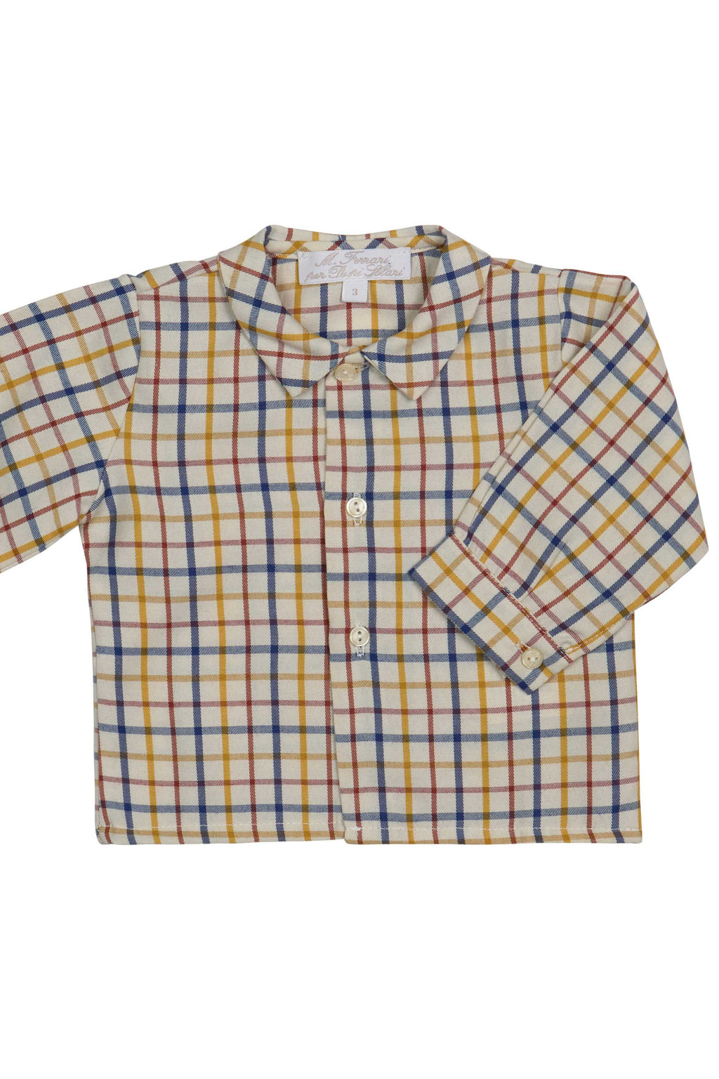 CAMICIA SCOZZESE COLLO PIATTO