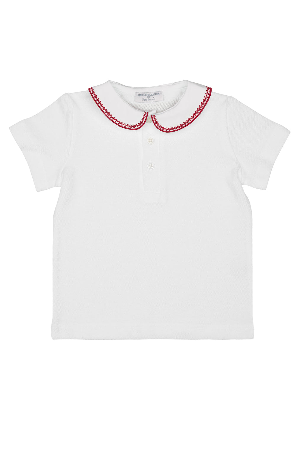 POLO MANICA CORTA RICAMATA
