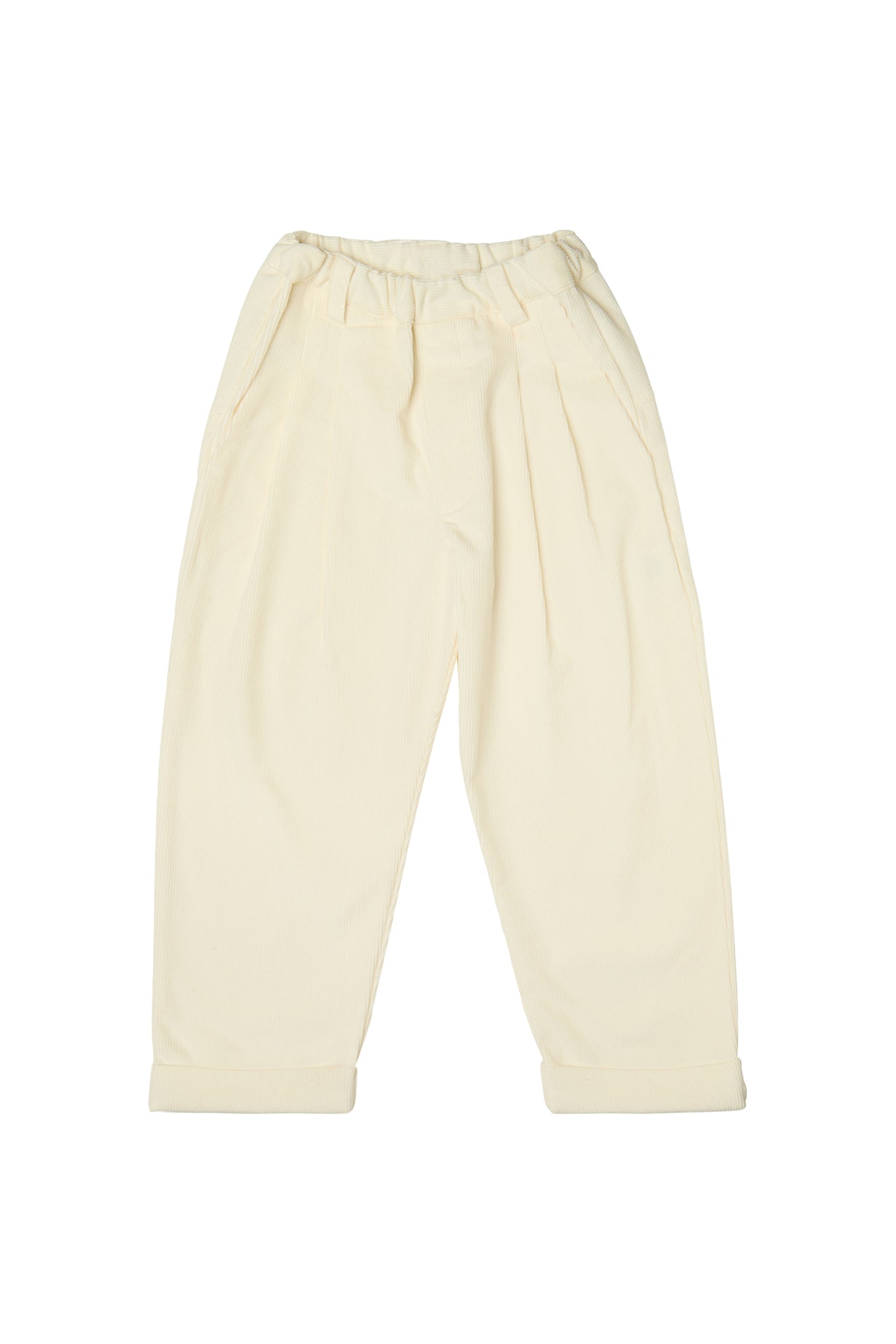 CORDUROY STRAIGHT-LEG TROUSERS