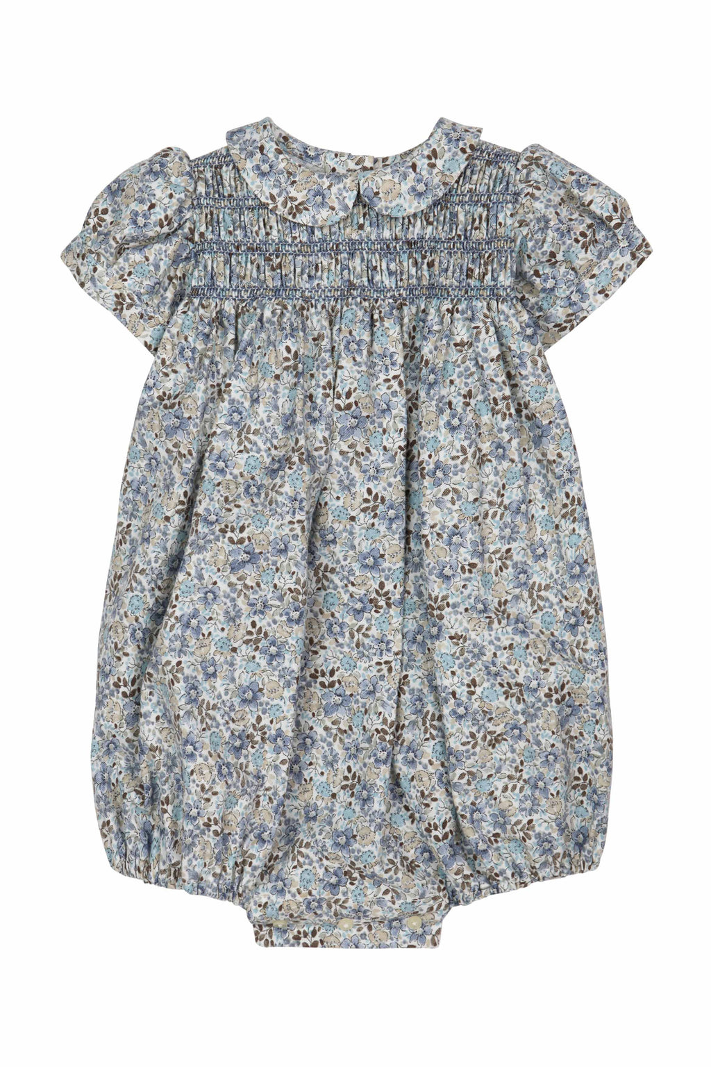 HIGH SMOCK FLORAL ROMPER
