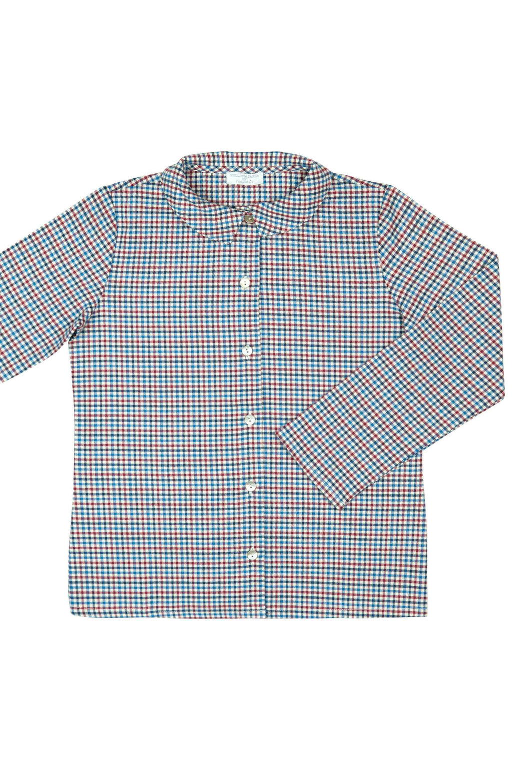 CAMICIA DIVA QUADRETTO COLLO PUNTA