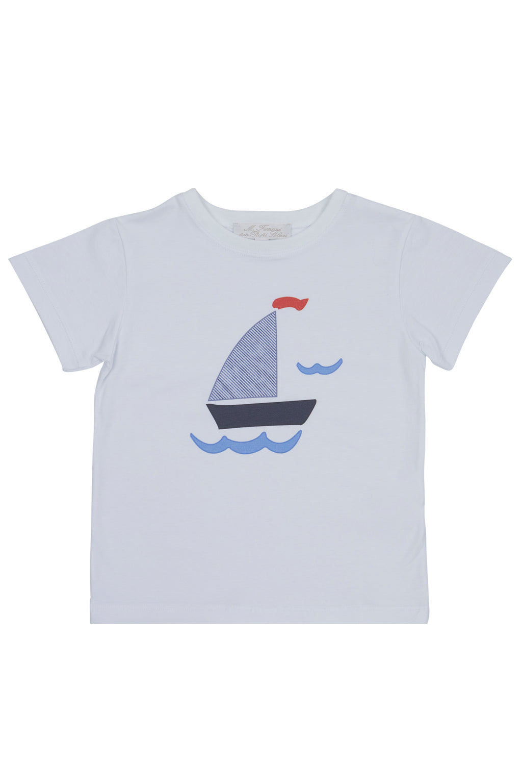 T-SHIRT WITH BOAT PRINT