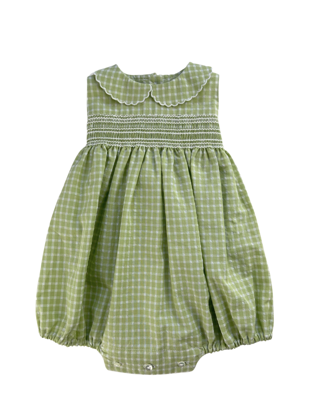 CHECKERED ROMPER
