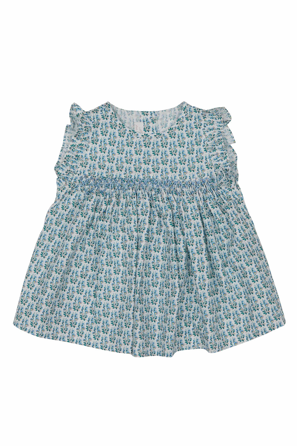 CAMICIA PUNTO SMOCK CON ALETTE