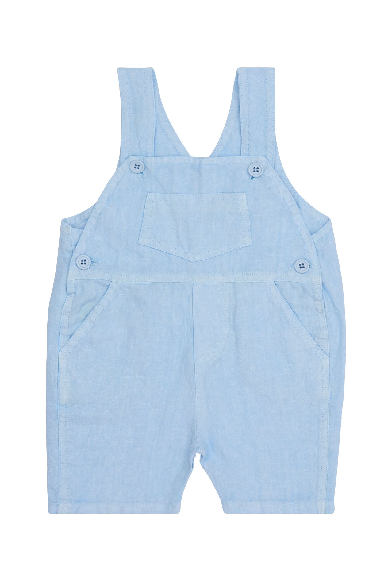 LINEN OVERALLS (lilac, cherry, sky blue, and green)