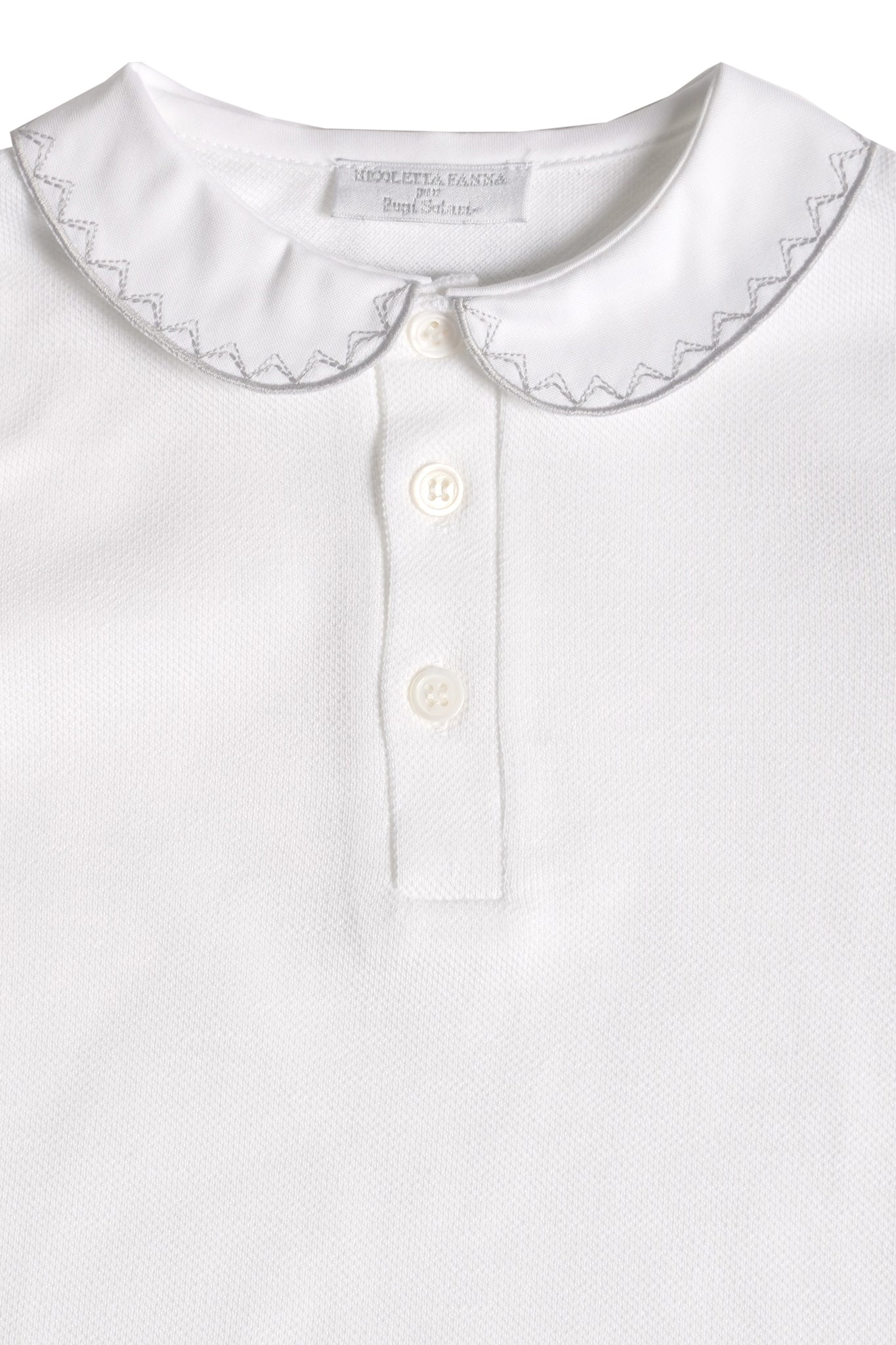 EMBROIDERED LONG SLEEVE POLO (WHITE,GRAY,BEIGE,BROWN,BRICK,MUSTARD,PALE PINK,ANTIQUE PINK,BOURGEOIS)