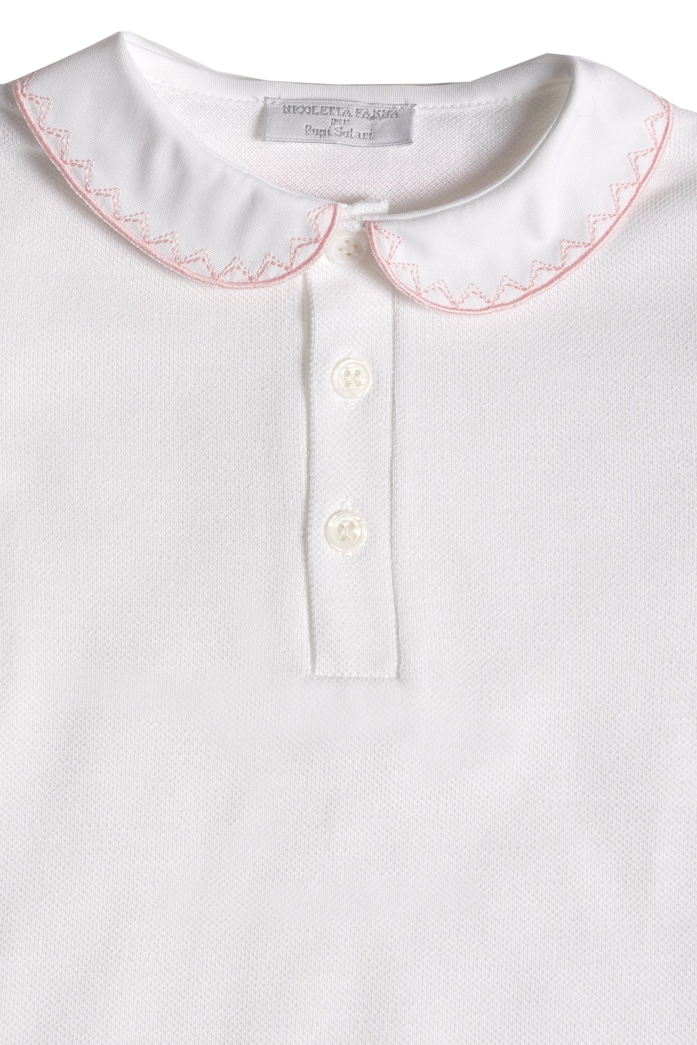 EMBROIDERED LONG SLEEVE POLO (WHITE,GRAY,BEIGE,BROWN,BRICK,MUSTARD,PALE PINK,ANTIQUE PINK,BOURGEOIS)