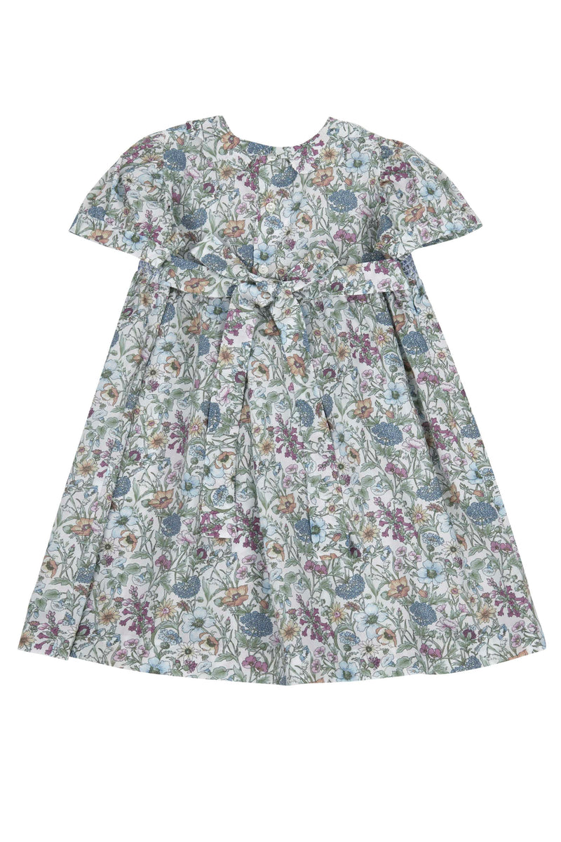 DRESS WITH ROUCHE AND BOW – PUPI SOLARI BAMBINO SRL